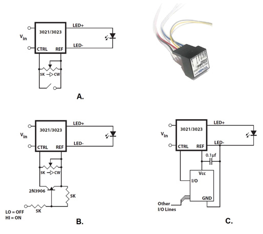 BuckPuck-LED-Leistungsmodule 3021 und 3023 von LEDdynamics